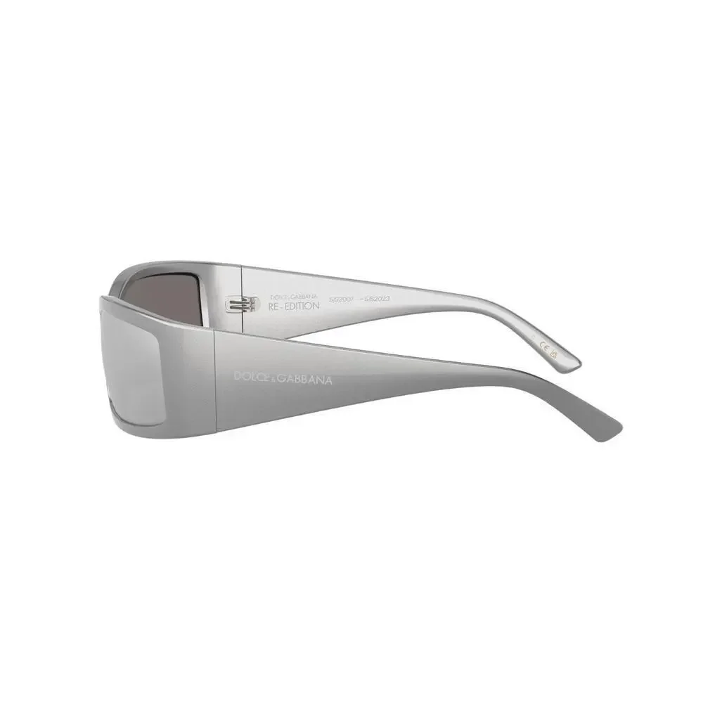 NEW Dolce & Gabbana DG6188 Grey/Light Grey Mirrored (3415/6G) Unisex Sunglasses - Picture 8 of 16